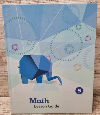 Math 5 K12 Summit Curriculum Lesson Guide 2019 Hardcover Homeschool - Image 1 of 4