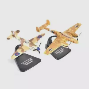 ATLAS MESSERSCHMITT Bf 110g & CURTIS P-40E KITTYHAWK North African Campaign - Picture 1 of 4