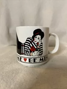 Ellen Blonder Be Mime Celebrations Silvestri Pierre Red Rose Mug Cup Coffee - Picture 1 of 7