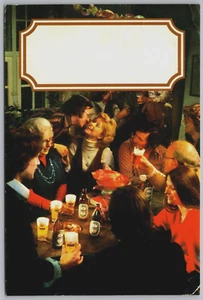 Postal Heineken Cerveza Vacaciones Pub Fiesta Personalizado Saludo Países Bajos Años 70 - Imagen 1 de 2