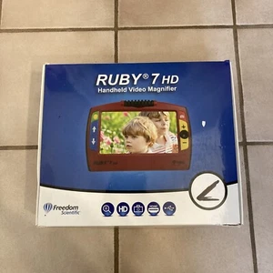 Ruby 7 HD Handheld Video Magnifier Low Vision Viewer Bundle New Opened Box READ - Picture 1 of 24