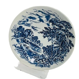 Wedgwood Enoch Countryside Blue/Wht Dessert Fruit Bowl 5” Hand Engraved READ - Picture 1 of 13
