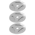  3 Pcs Stainless Steel Electric Heating Whistle Kettle Lid Accessories Water