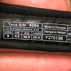 Teva Women's Tirra Strappy Slingback Hiking Sandal Black Purple # 4266 Size 8 - Picture 1 of 9