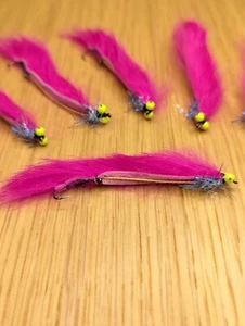 Fly Fishing,trout flies(π¦ Mini Snake , Variant π¦) πX 6 Barblessπππ§΅π§΅πππ - Picture 1 of 2
