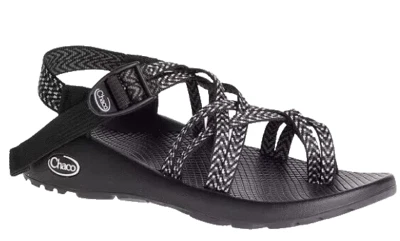 Sandalias negras Chaco ZX2 Boost para mujer 8 correas con honda trasera senderismo agua playa Foto 1 de 4