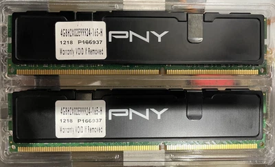 8GB (2 x 4GB) PNY DDR3 RAM 4gbh2x02e99924-165-h #5 - Image 1 of 3