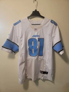 Calvin Johnson Detroit Lions Nike Elite On Field Official Game White Jersey 52 - Picture 1 of 7