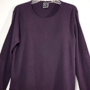 Lennie LNY New York Sweater Skirt Set Sz M Knit Fringe  Boho Western Plum Purple - Picture 1 of 18