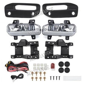 LED Front Bumper Fog Lights Driving Lamps For Dodge Ram 2500 3500 2019 2020-2024 - Picture 1 of 24