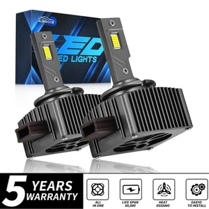 For BMW 550i 2006-2016 LED Headlight Kit Bulbs 10000W 100000LM D1S D1R Hi/Lo - Afbeelding 1 van 20
