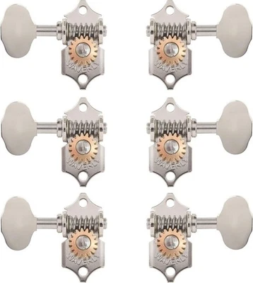 Sintonizador de Guitarra Waverly Colección Aniversario en Blanco - Juego de Níquel (Níquel... Foto 1 de 4