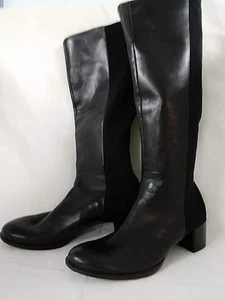 Ecco Damen Stiefel schwarz Leder Größe 37 / US 6,5 - Bild 1 von 6