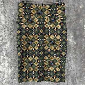 LulaRoe Size S Aztec Geometric Casual Knee Length Skirt Colorful Pull On - Picture 1 of 7