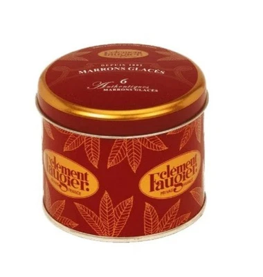 Clément Faugier, Marrones Franceses Glacés en Lata Envasada al Vacío, 6 Piezas, 140 g Foto 1 de 3