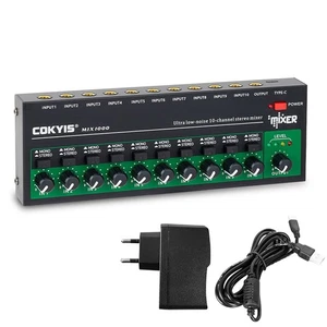  MIX1000 Mixer Stereo A 10 Canali A Bassissimo Rumore  Mixer Audio Audio pe3945 - Bild 1 von 1