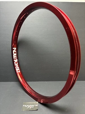NOS 20” Demolition Zero 36H Anodize Red Double Wall BMX Hoop Fit: Primo Cult GT - Image 1 of 4