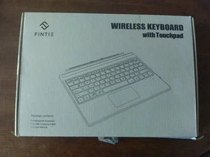 KEYBOARD Fintie Trackpad Wireless Bluetooth Microsoft Surface Pro 2017 4 3 Gray - Picture 1 of 7
