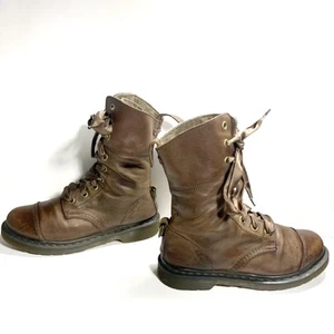 Botas plegables de combate de cuero Dr. Martens Aimilita talla 9 para mujer - Imagen 1 de 20