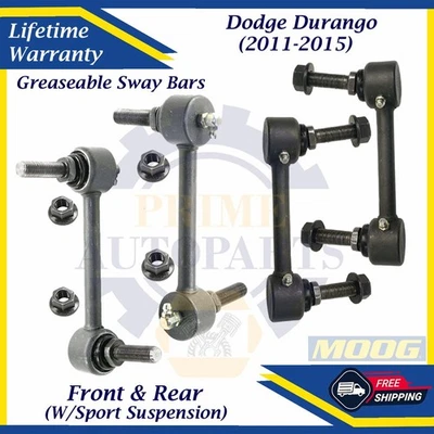 MOOG OEM Front & Rear Sway Bars For 2011-2015 Dodge Durango Lifetime Warranty - Image 1 of 4
