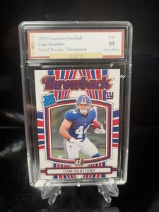 2025 Donruss Football Cam Skattebo Rated Rookie Throwback #36 GEM 10 - Picture 1 of 2