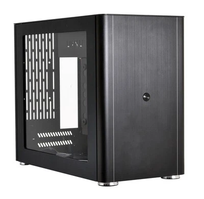 Lian Li PC-Q38WX Mini-ITX Gehäuse PC Kompakt Gaming Tower Case Black Aluminium - Bild 1 von 2