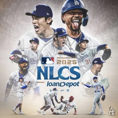 Los Angeles Dodgers 2025 National League Division Series MLB Champions poster - Image 1 of 4