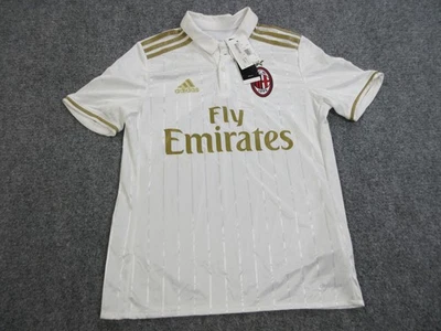 Camiseta AC Milan Niños Grande Serie A Camiseta de Fútbol Adidas ClimaCool Nueva Con Etiquetas Foto 1 de 4