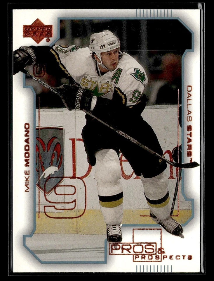 2000-01 Upper Deck Pros & Prospects - #27 Mike Modano - Dallas Stars - Image 1 of 2