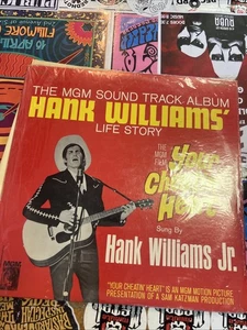 HANK WILLIAMS JR YOUR CHEATIN HEART ORIGINAL SOUNDTRACK VINYL RECORD LP COUNTRY - Picture 1 of 4