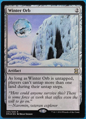 Winter Orb FOIL Eternal Masters NM Artifact Rare MTG CARD (ID# 507404) ABUGames - Image 1 of 2