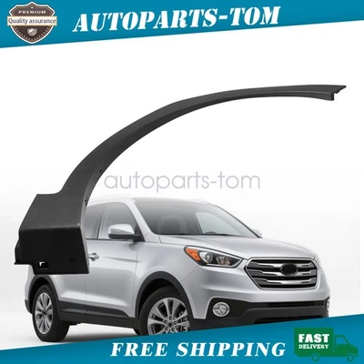Front Passenger Side Fender Trim for 2013-2018 Hyundai Santa Fe Sport 2016 2017 - Image 1 of 4