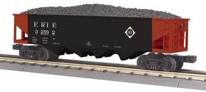 MTH RAILKING 30-75752 ERIE 4 BAY HOPPER CAR.  NEW IN THE BOX O GAUGE - Picture 1 of 1
