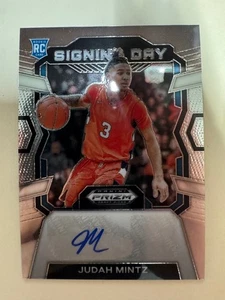 2024-25 PANINI PRIZM DRAFT PICKS SIGNING DAY #SD-MIN JUDAH MINTZ - Picture 1 of 2