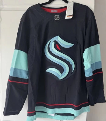 Camiseta Adidas 22-23 Reversa Retrô Seattle Kraken Jordan Eberle 7 ADIZERO 50 Nova com etiquetas  - Imagem 1 de 4