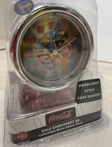 Dale Earnhardt Sr Coca Cola Retro Alarm Clock New - Picture 1 of 7