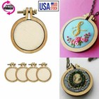 10 Pcs Mini Embroidery Hoop Ring Wooden Cross Stitch Frame For Hand Craft Hot