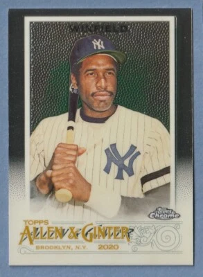 2020 Topps Allen and Ginter Chrome #91 Dave Winfield - Image 1 of 3