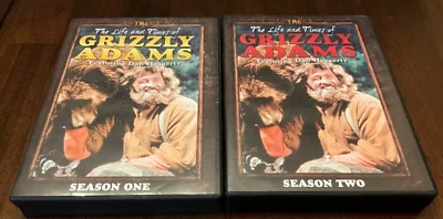 The Life Times of Grizzly Adams: Season 1 & Season 2 (DVD Sets) VGUC - Image 1 of 2