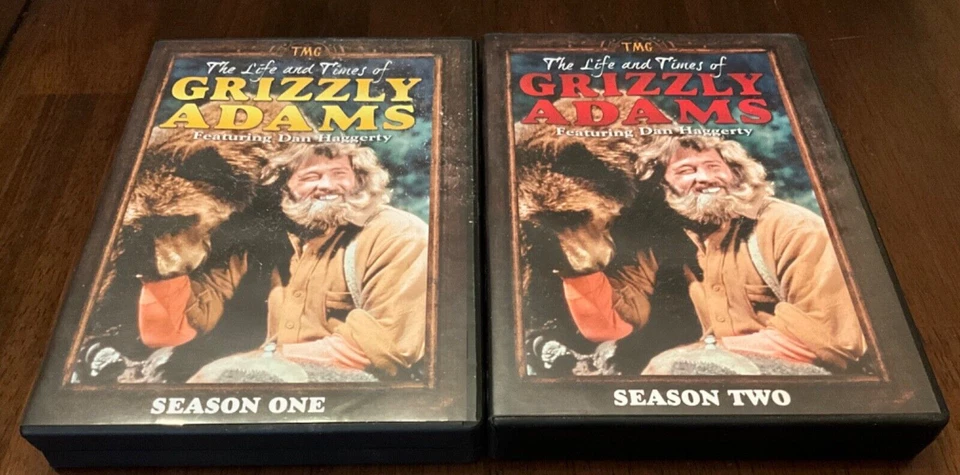 The Life Times of Grizzly Adams: Season 1 & Season 2 (DVD Sets) VGUC - Image 1 of 2