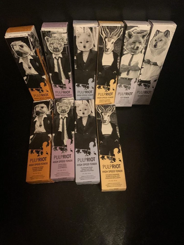 TONERS PULP RIOT ALTA VELOCIDAD RUBIOS EXTREMOS, NUEVOS ROSA SUCIO 3 OZ EA TU ELECCIÓN Foto 1 de 1