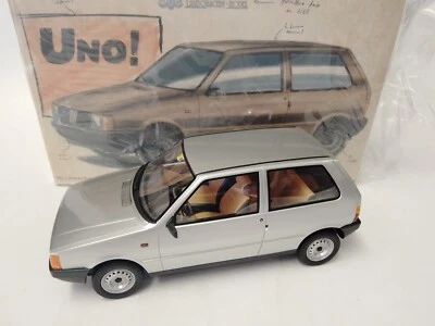 Laudoracing Fiat Uno 45 grigio met. 1983 1/18 LM158F - Immagine 1 di 3