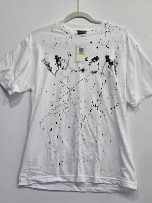 Volcom Men's M Tee T-Shirt Short Sleeve White Flower Vectors S/S  NWT - Image 1 of 2