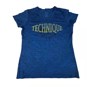 Augusta Sportswear Shirt Womens Small Short Sleeve Breathable Moisture Wick Blue - Picture 1 of 6