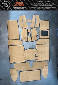 MG Midget Mk3 1275cc Carpet Set Handmade to Order Tufted Deep Pile - Picture 1 of 3