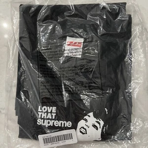 Supreme Love That Tee Black SS22 Size Large New Sealed Tags Ships Now Box Camp L - Bild 1 von 6