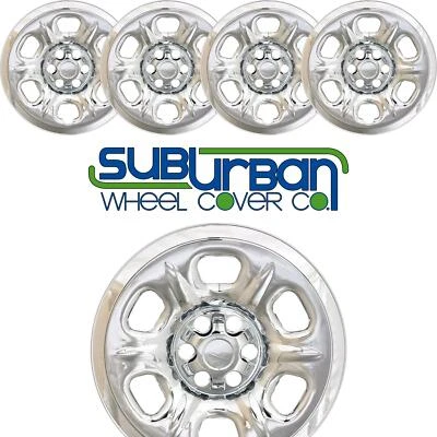 ADEQUADO PARA 2005-2019 Nissan Frontier # IMP-71X 15" Películas de Roda Cromadas NOVO CONJUNTO/4 - Imagem 1 de 4