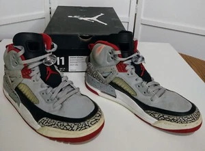 Pre Owned Nike Air Jordan Spizike Men Size 11 315371-003 Wolf Grey/Gym Red W/Box - Picture 1 of 12