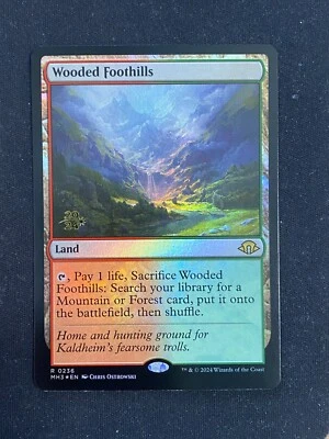 Wooded Foothills (FOIL) - Modern Horizons 3 (Magic/MTG) - Image 1 of 2