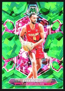 2023-24 Panini Mosaic Evan Mobley Green Ice Cleveland Cavaliers NBA Card n.64 - Foto 1 di 2